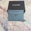Chanel Caviar Leather Classic Card Holder A31510 Baby Blue
