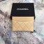 Chanel Caviar Leather Classic Card Holder A31510 Apricot