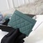 Chanel Caviar Leather Boy Card Holder A84431 Green