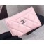 Chanel Lambskin Classic Card Holder A31510 Pink
