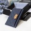 Chanel Caviar Leather Boy Card Holder A84431 Navy Blue