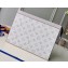 Louis Vuitton Monogram Canvas/Taiga Leather Pochette Voyage MM Bag White 2019