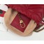 Gucci GG Marmont Double G Mini Bucket Bag 575163 Red 2019