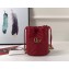 Gucci GG Marmont Double G Mini Bucket Bag 575163 Red 2019