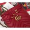 Gucci GG Marmont Double G Mini Bucket Bag 575163 Red 2019