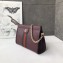 Gucci Structured Shape Web Ophidia Small Shoulder Bag 503877 Leather Burgundy 2019