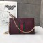 Gucci Structured Shape Web Ophidia Small Shoulder Bag 503877 Leather Burgundy 2019