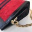 Gucci Structured Shape Web Ophidia Small Shoulder Bag 503877 Suede Red 2019