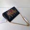Gucci Structured Shape Web Ophidia Small Shoulder Bag 503877 Suede Dragon Embroidered 2019