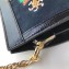Gucci Structured Shape Web Ophidia Small Shoulder Bag 503877 Suede Dragon Embroidered 2019