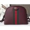 Gucci Web Ophidia Small Shoulder Bag 499621 Leather Burgundy 2019