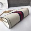 Gucci Structured Shape Web Ophidia Small Shoulder Bag 503877 Leather White 2019