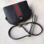 Gucci Web Ophidia Small Shoulder Bag 499621 Leather Black 2019