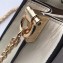 Gucci Structured Shape Web Ophidia Small Shoulder Bag 503877 Leather White 2019
