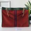 Gucci Vintage Web Rajah Maxi Tote Bag 537218 Suede Orange 2019