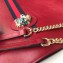Gucci Vintage Web Rajah Large Tote Bag 537219 Leather Red 2019