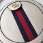 Gucci Web Ophidia Mini Round Shoulder Bag 550618 Leather White 2019