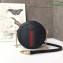 Gucci Web Ophidia Mini Round Shoulder Bag 550618 Leather Black 2019