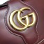 Gucci Double G Arli Medium Shoulder Bag 568857 Burgundy 2019
