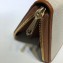 Gucci Vintage Web Rajah Zip Around Wallet 573791 Canvas Beige 2019