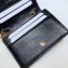 Gucci Vintage Web Rajah Chain Card Case Wallet 573790 Leather Black 2019