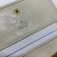 Gucci Vintage Web Rajah Chain Card Case Wallet 573790 Leather White 2019