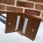 Gucci Vintage Web Rajah Chain Card Case Wallet 573790 Canvas Beige 2019