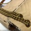 Gucci GG Marmont Raffia Small Shoulder Bag 443497 Beige/Gray 2019