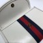 Gucci Vintage Web Rajah Chain Mini Bag 573797 Leather White 2019