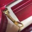 Gucci Vintage Web Rajah Chain Mini Bag 573797 Leather Red 2019