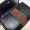 Gucci Vintage Web Rajah Chain Mini Bag 573797 Leather Black 2019