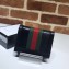 Gucci Web Ophidia Card Case Wallet 523155 Leather Black 2019