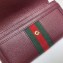 Gucci Web Ophidia Continental Wallet 523153 Leather Burgundy 2019
