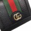 Gucci Web Ophidia Card Case Wallet 523155 Leather Black 2019