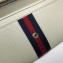 Gucci Web Ophidia GG Chain Wallet 546592 Leather White 2019