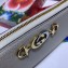 Gucci Zumi Grainy Leather Zip Around Wallet 570661 White 2019