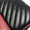 Gucci Diagonal GG Marmont Small Shoulder Bag 443497 Black 2019