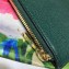Gucci Zumi Grainy Leather Pouch Clutch Bag 570728 Green 2019