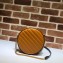 Gucci Diagonal GG Marmont Mini Round Shoulder Bag 550154 Brown 2019