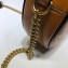 Gucci Diagonal GG Marmont Mini Round Shoulder Bag 550154 Brown 2019