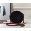 Gucci Diagonal GG Marmont Mini Round Shoulder Bag 550154 Black 2019