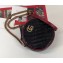 Gucci Diagonal GG Marmont Mini Round Shoulder Bag 550154 Black 2019