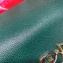 Gucci Zumi Grainy Leather Continental Wallet 573612 Green 2019