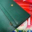 Gucci Zumi Grainy Leather Continental Wallet 573612 Green 2019