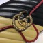 Gucci Diagonal GG Marmont Small Shoulder Bag 443497 Beige/Black 2019