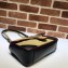Gucci Diagonal GG Marmont Small Shoulder Bag 443497 Beige/Black 2019