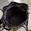 Fendi Roma Amor Fabric FF Motif Mon Tresor Mini Bucket Bag Black 2019