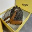 Fendi Roma Amor Fabric FF Motif Mon Tresor Bucket Bag Brown 2019