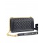 Chanel Caviar Leather Boy Flap Medium Bag Black/Gold