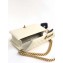 Chanel Caviar Leather Boy Flap Medium Bag Creamy